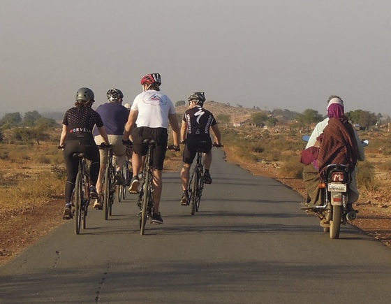 Backroads of Rajasthan on bicycle